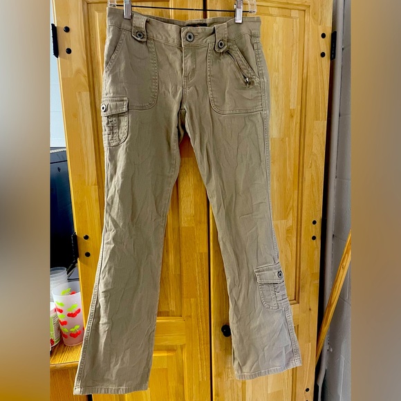 BeBop Pants & Jumpsuits Bebop Low Rise Flare Cargo Pants Poshmark